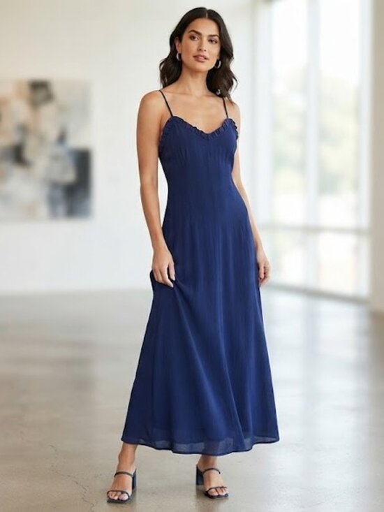 a new day Dresses & Skirts - Navy Maxi Formal Dress